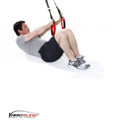 Sling-Trainer Übung – Assisted Crunch Side