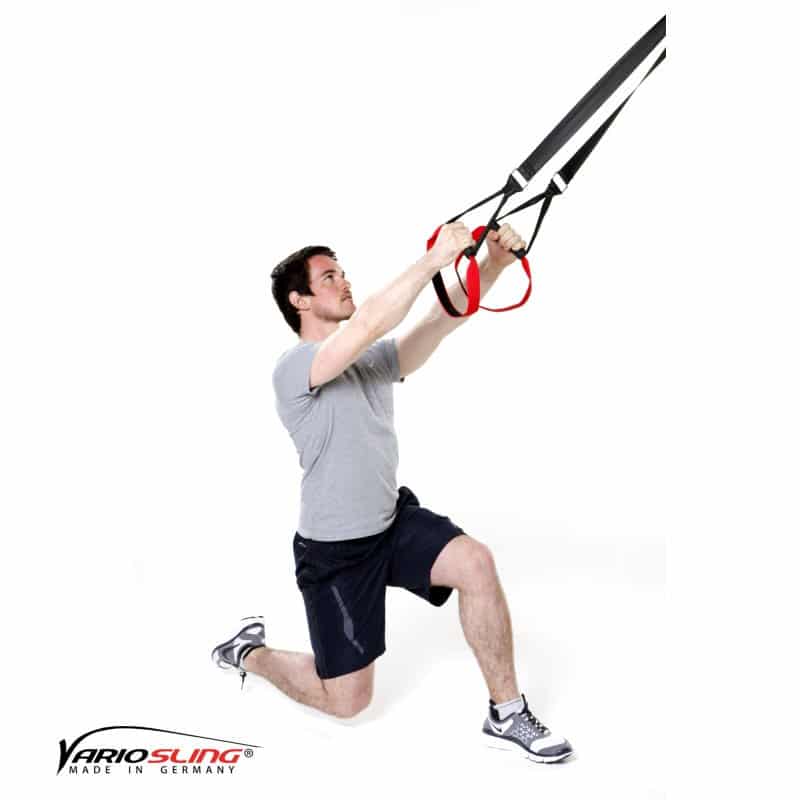 Sling-Trainer-Beinübungen-Einbeinige Kniebeuge mit geradem Kniehub-01
