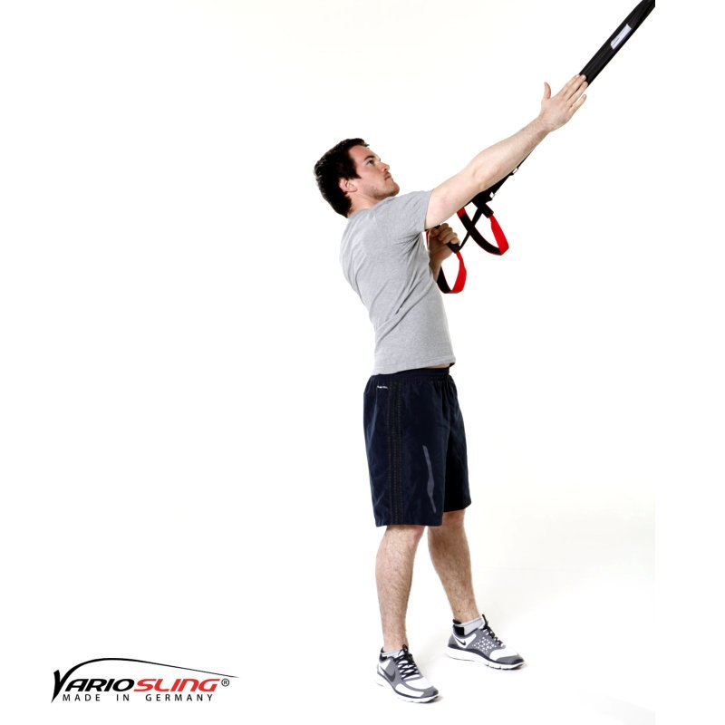 Sling-Trainer Rückentraining - High-Row einarmig mit Rotation