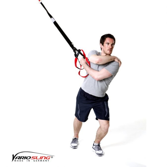 Sling-Trainer Stretchingübung - Schulter