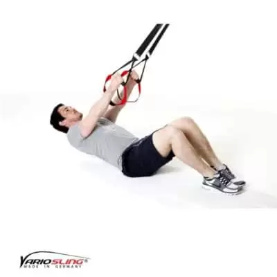 Sling-Trainer Rückentraining – Long Back Pull im Sitzen