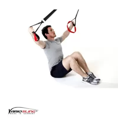 Sling-Trainer Rückentraining – Long Back Pull im Sitzen mit Reverse Fly