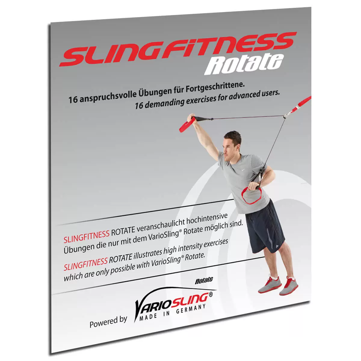 Sling Trainer mit PROFI Umlenkrolle inkl. Schlingentrainer DVD, Türanker, Poster-0206