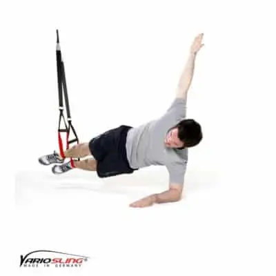 Sling-Trainer Bauchübung – Sidestaby mit Rotation